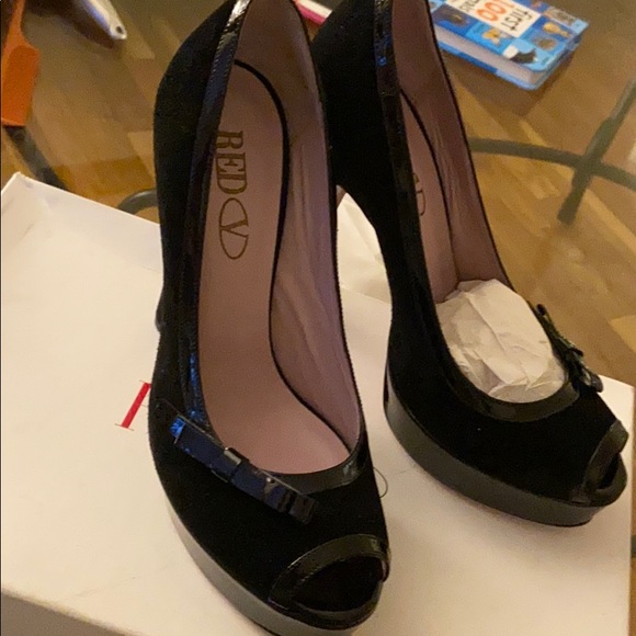 RED Valentino -Peep Toe Pumps - Picture 2 of 5